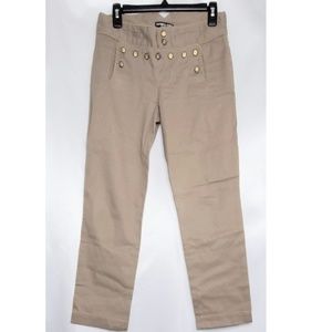 Dolce & Gabbana Velour Zipper Sailor Pants